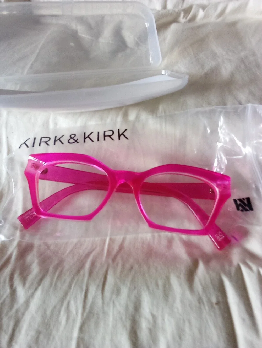 NEW Kirk & Kirk Jane K21 Fuchsia Cat Eye Eyeglasses 52mm